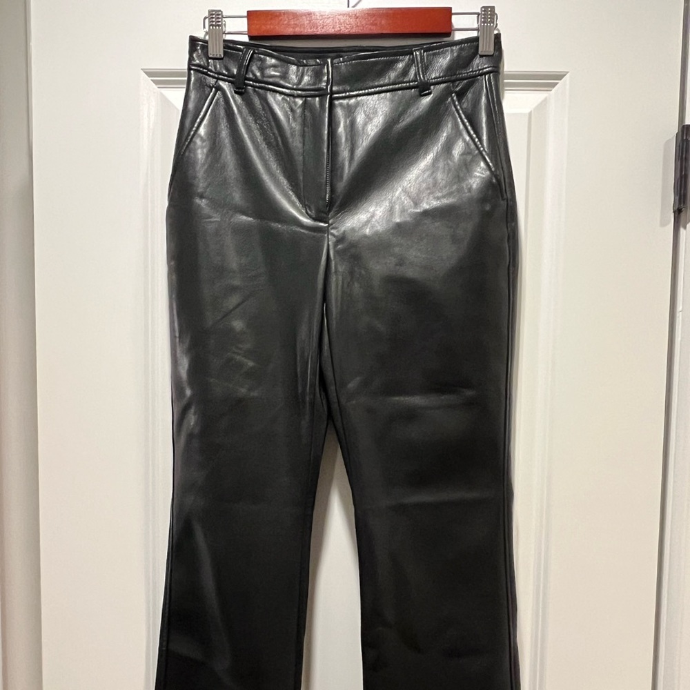 Babaton faux leather pants
